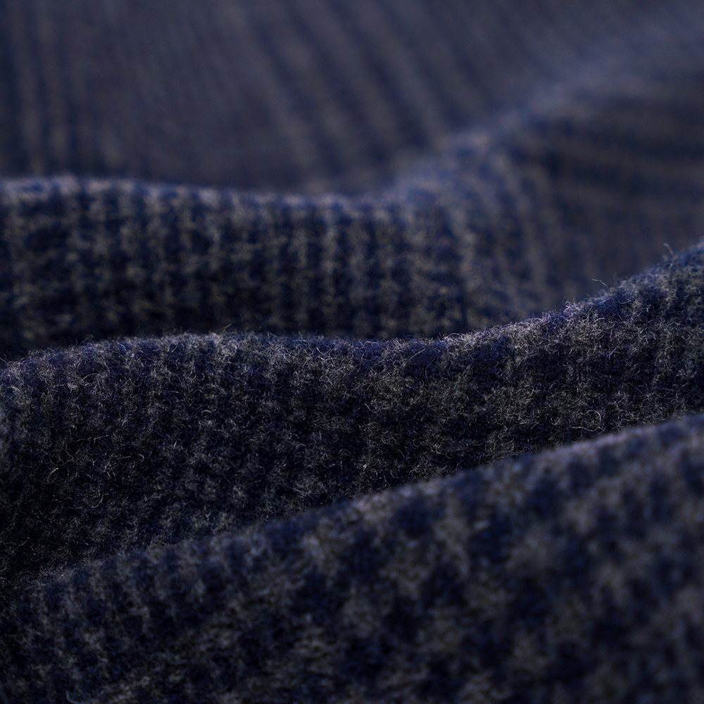 55 % ull, 45 % annet, r 645G/M, marineblått, dobbeltsidig fløyelsstoff, ML-3010305-1